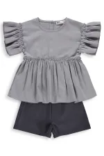 Ensemble d'équipe pour filles 2-5 ans Gris - Pack