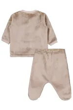 Baby Pajama Set 0-24 Months Soft Coffee - Package