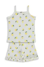 Ensemble pyjama fille, 6-9 ans, blanc cassé - Emballage