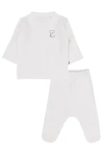 Bebek Pijama Takımı 0-24 Ay Ekru - Paket