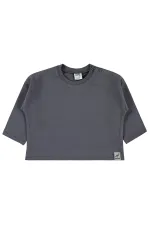 Bebek Sweatshirt 0-24 Ay Füme - Paket