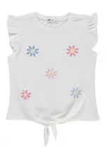 Kız Çocuk Takım 6-9 Yaş Kırık Beyaz-Açık İndigo - Paket