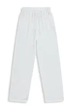 Kız Çocuk Pantolon 10-13 Yaş Kırık Beyaz - Paket