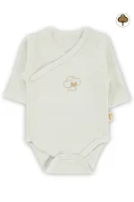 Bebek Çıtçıtlı Badi 0-24 Ay Ekru - Paket