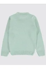 Kız Çocuk Kazak 6-9 Yaş Mint - Paket