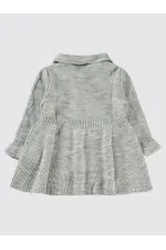 Kız Çocuk Jile ve Elbise 2-5 Yaş Gri - Paket