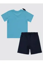 Erkek Çocuk Takım 2-5 Yaş Turkuaz - Paket