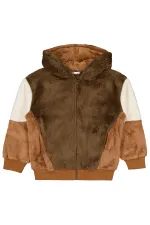 Kız Çocuk Hırka 10-13 Yaş Koyu Kahverengi - Paket