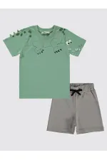 Erkek Çocuk Takım 2-5 Yaş Soft Haki - Paket