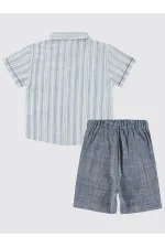 Costume bleu marine pour garçon de 2 à 5 ans - Emballage