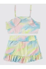 Kız Çocuk Mayo Set 2-9 Yaş Sarı - Paket