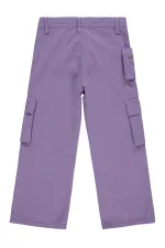 Girl's Trousers 6-9 Years Old Light Purple - Package