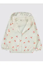 Kız Çocuk Yağmurluk 2-5 Yaş Ekru - Paket