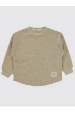 Erkek Çocuk Sweatshirt 2-5 Yaş Bej - Paket