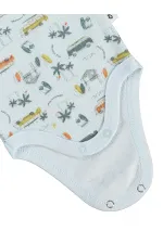 Body bébé à boutons-pression bleu 0-24 mois - Emballage