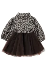 Bebek Jile ve Elbise 0-24 Ay Kahverengi - Paket