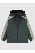 Erkek Çocuk Yağmurluk 6-9 Yaş Koyu Haki - Paket