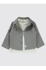 Chemise grise pour garçon de 2 à 5 ans - Lot