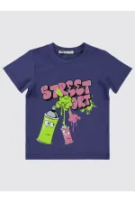 Boys T-Shirt 2-5 Years Purple - Pack