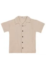 Ensemble d'équipe pour garçons, 6-9 ans, beige - Emballage