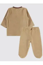 Baby Pajama Set 0-24 Months Milk Coffee - Package