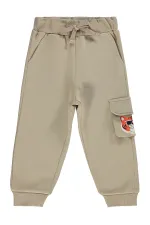 Boys' Sweatpants, Ages 2-5, Mink - Pack