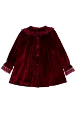 Girl's Vest and Dress 2-5 Years Old Burgundy - Package