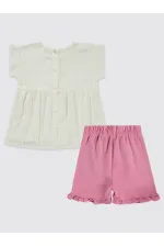 Girls' Suit 2-5 Years Old Ecru - Package