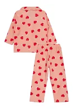 Girls Pajama Set 2-5 Years Old Salmon - Package