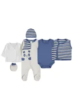 Bebek Zıbın Takımları 0-24 Ay Lacivert - Paket
