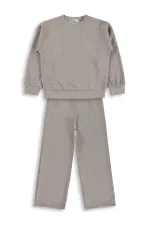 Ensemble de survêtement pour filles, 6-9 ans, beige - Lot