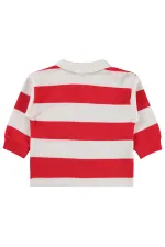 Bebek Sweatshirt 0-24 Ay Kırmızı - Paket