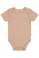Body bébé à boutons-pression 0-24 mois, couleur café au lait - Emballage