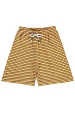 Erkek Çocuk Şort 6-9 Yaş Hardal - Paket