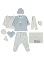 Baby Bodysuit Sets 0-24 Months Blue - Package