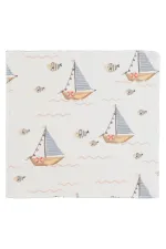 Baby Burp Cloths and Wipes 0-24 Months, Ecru - Pack