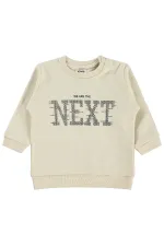 Sweat-shirt bébé 0-24 mois ivoire - Emballage