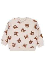 Sweat-shirt bébé 0-24 mois couleur pierre - Lot