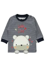 Ensemble pyjama bébé 0-24 mois bleu marine - Emballage