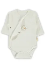 Bebek Çıtçıtlı Badi 0-24 Ay Ekru - Paket