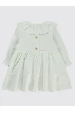 Bebek Jile ve Elbise 0-24 Ay Ekru - Paket