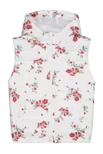 Kız Çocuk Yelek 6-9 Yaş Ekru - Paket