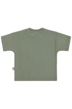 Bebek Tişört 0-24 Ay Açık Haki - Paket