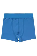 Erkek Çocuk Boxer 2-9 Yaş Saks-Turuncu - Paket