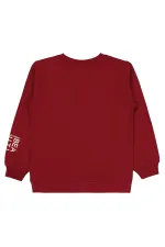 Girl's Sweatshirt 10-13 Years Old Dark Burgundy - Package