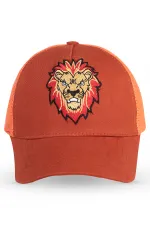 Bonnet garçon, 10-13 ans, couleur terre cuite - Emballage