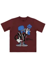 T-shirt garçon, 6-9 ans, couleur terre cuite - Lot T-shirt garçon, 6-9 ans, couleur terre cuite - Lot