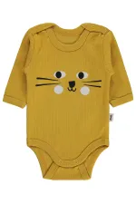 Bebek Çıtçıtlı Badi 0-24 Ay Hardal - Paket