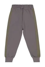 Bas de survêtement kaki pour garçon de 6 à 9 ans - Lot