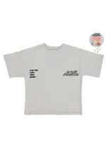 Erkek Çocuk Tişört 2-5 Yaş Koyu Taş Rengi - Paket